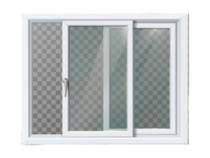 Rajshri Plastiwood Sliding 2 Track 2 Panel White uPVC Window 6 x 4 ft_0