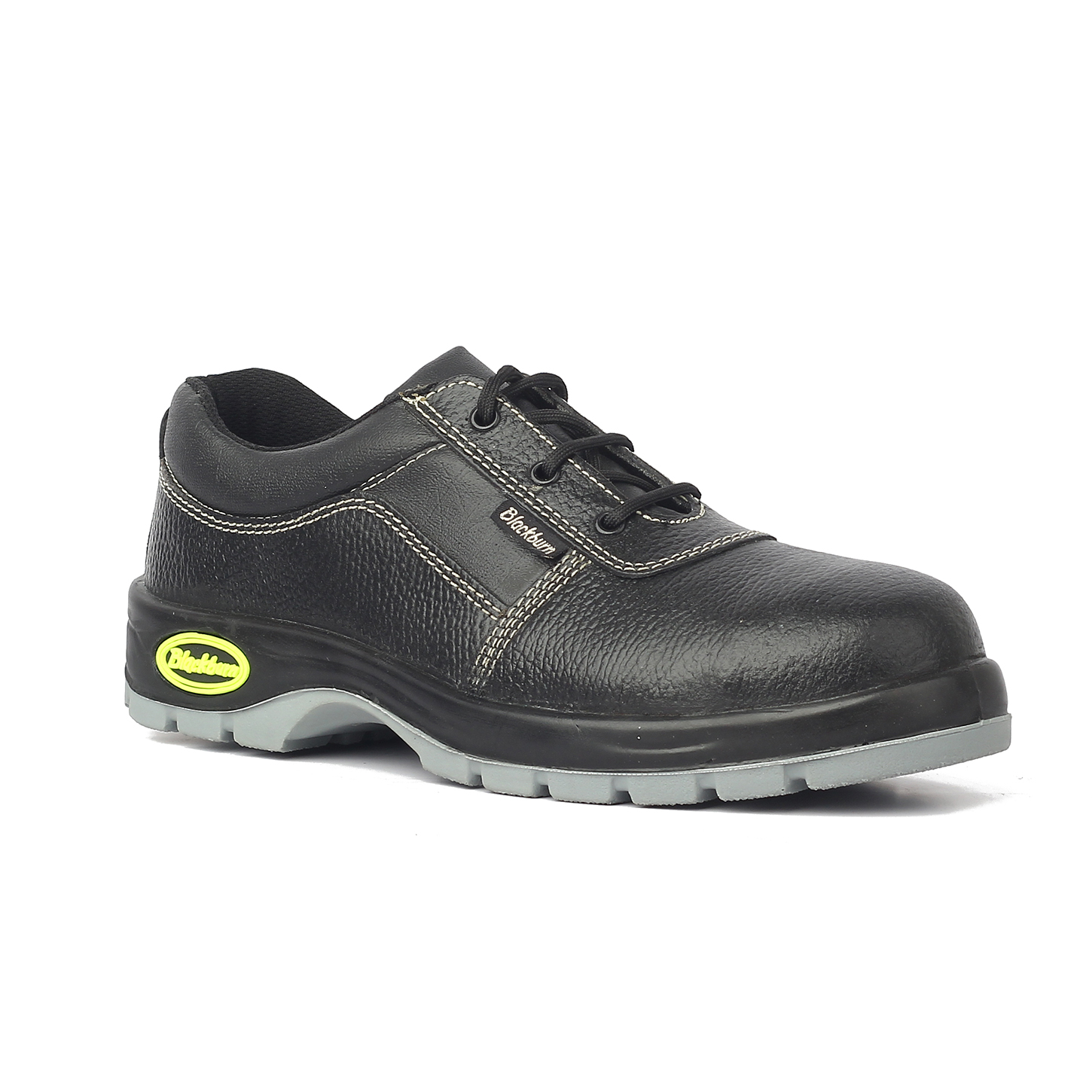 Blackburn Hammer Real Leather Steel Toe Safety Shoes Black_1
