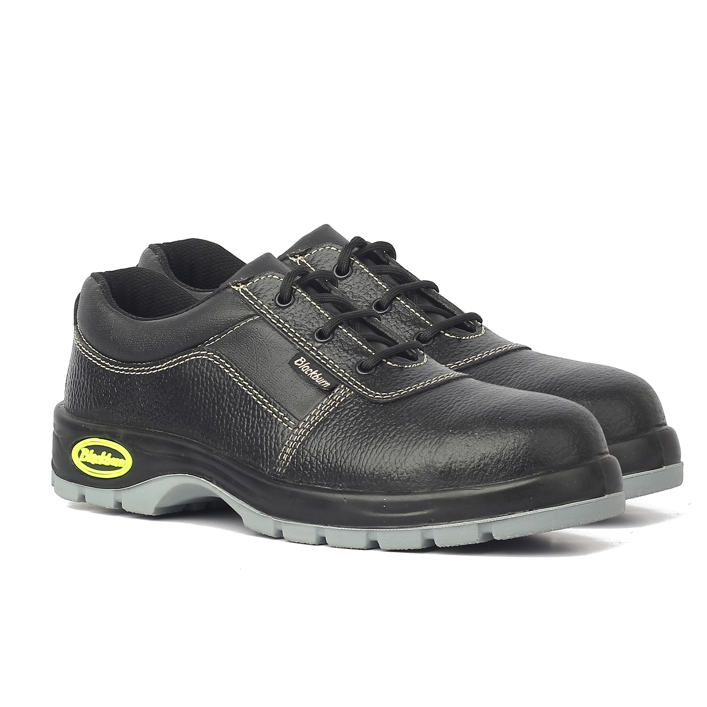 Blackburn Hammer Real Leather Steel Toe Safety Shoes Black_2