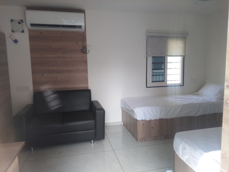 AEIPL Galvanized Steel 10 ft Prefabricated Shelter_1