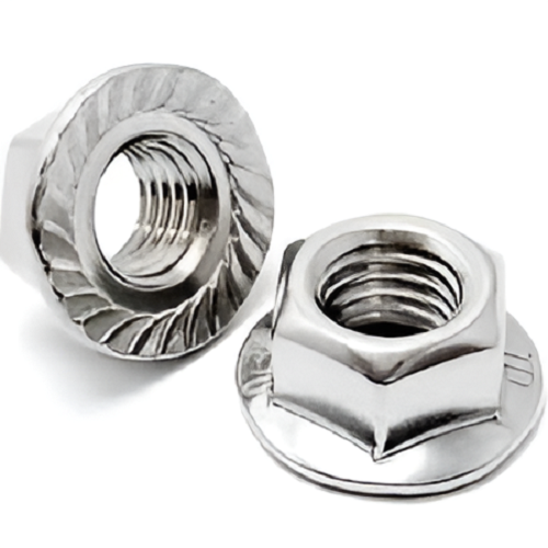 Stainless Steel Flange Nuts M10_0