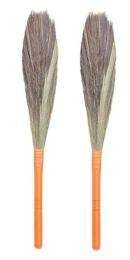 Grass Soft Floor Broom Orange_0
