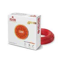 Polycab 1.5 sqmm FRLF Electric Wire Red 90 m_0
