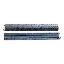 Shree Jee 1000 x 135 x 20 mm Cable and Wire Floor Protector Black 1000 mm_0