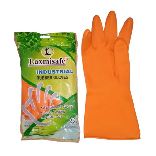 Laxmisafe Rubber Hand Glove L Industrial_1