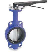 Shital 4 inch Manual CI Butterfly Valves Wafer PN 16_0