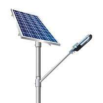 Swami White LED Mild Steel 23 Ah Solar Street Light_0