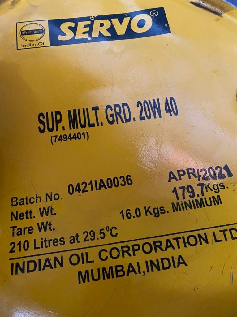 SERVO Multigrade 20W-40 Mineral Diesel and Gasoline Car Engine Oil 210 L Drum_2