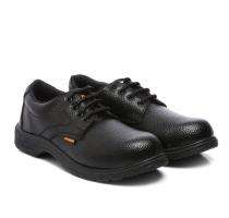 Agarson Synthetic Leather Steel Toe Safety Shoes Black_0
