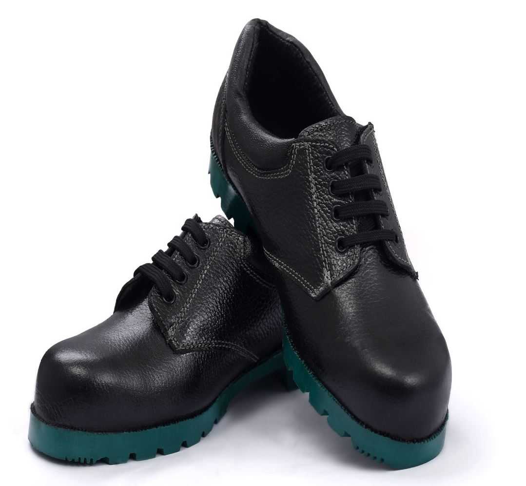 ARMOUR Comfort Rambler Leahter Steel Toe Safety Shoes Black_1