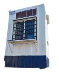 LAKHANI Mild Steel 8 ft Portable Security Cabin_0