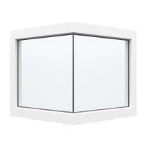 GreenFortune Casement Fixed White uPVC Window 4 x 4 ft_0