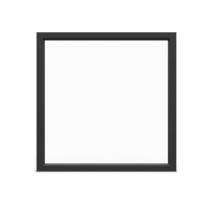 GreenFortune Fixed 1 Panel Black uPVC Window 4 x 4 ft_0