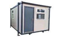 PATEL INFRAA Mild Steel 7 ft Portable Security Cabin_0