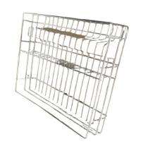 SURYA Stainless Steel Rectangular Basket Kitchen Storage Organiser 17 x 22 x 4 inch_0