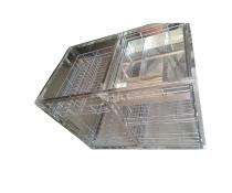 SURYA Stainless Steel Rectangular Basket Kitchen Storage Organiser 15 x 20 x 4 inch_0