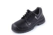 GALISTA Strada Full Grain Leather Alloy Steel Toe Safety Shoes Black_0