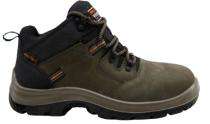 WOODLAND GB 4764022SSC Leather Composite Toe Safety Shoes Green_0