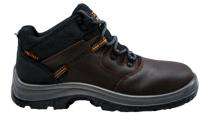 WOODLAND GB 47640225SC Leather Composite Toe Safety Shoes Brown_0
