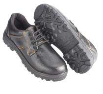 GALISTA LION Leather Alloy Steel Toe Safety Shoes Black_0