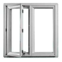Samta Casement Openable Window Metallic Silver uPVC Window 4 x 4 ft_0