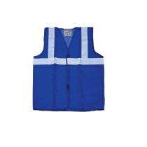 Safetech Polyester Safety Jackets XL Without Sleeves Blue_0