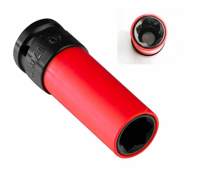 KHS 1/2 in Flower 17 mm Impact Driver Socket_1