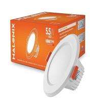 HALONIX 5.5 W Round White 150 x 150 mm LED Panel Lights Recessed Mounted_0