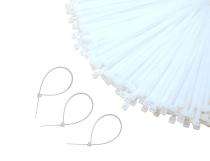 GLOBOMOTIVE Nylon 250 mm 3.6 mm Cable Ties White_0