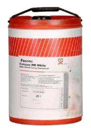 Fosroc Concure WB White Water Reducing Admixture Concrete Curing Compound 20 L Bucket_0