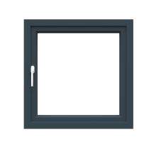 GreenFortune Casement Fixed Grey uPVC Window 4 x 4 ft_0