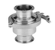 Rolex 4 inch Sanitary Spring Stainless Steel Check Valves Clamped_0