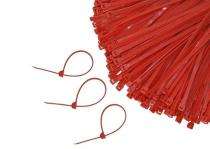 GLOBOMOTIVE Nylon 150 mm 3.6 mm Cable Ties Red_0