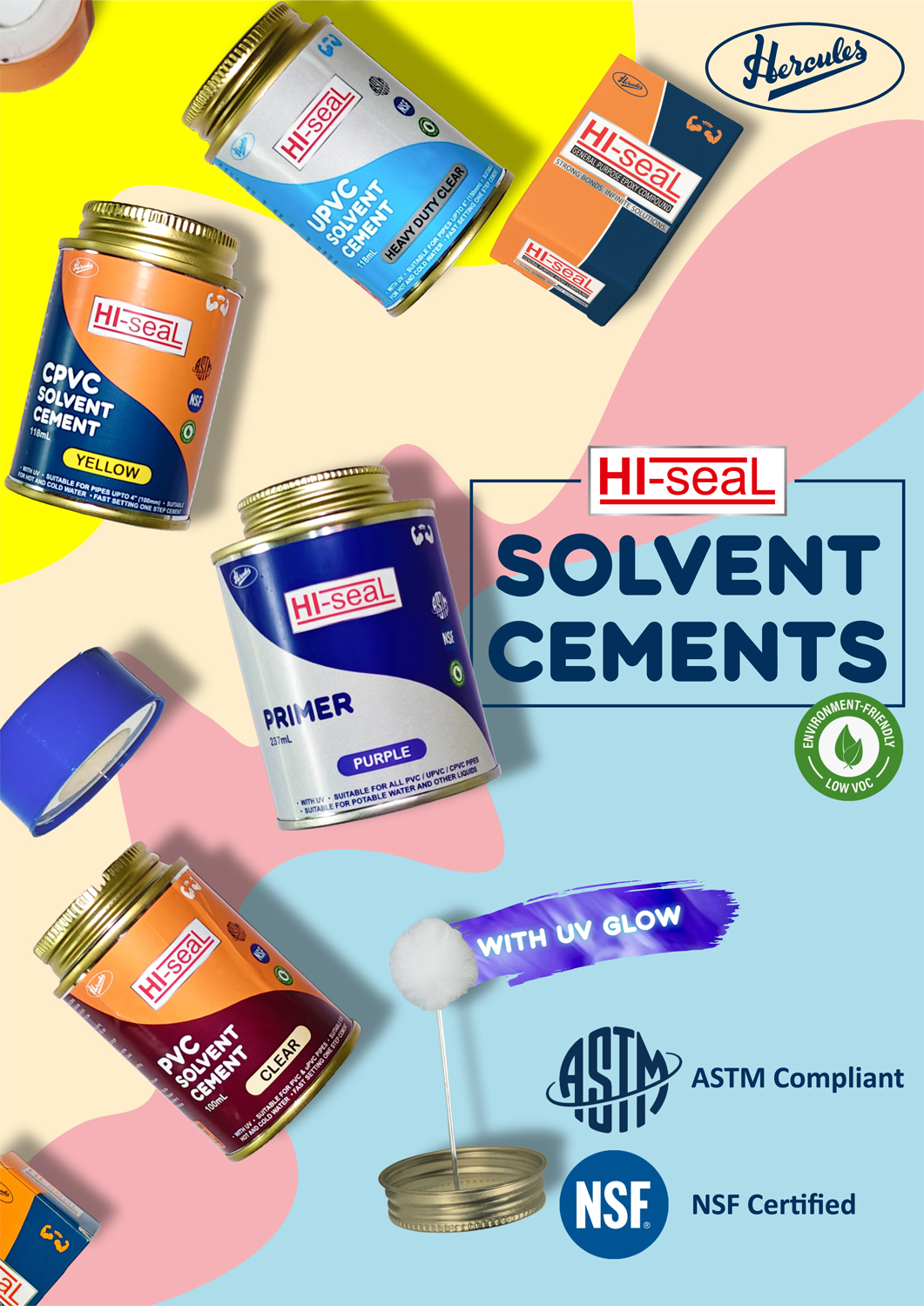 Hercules HI-seaL SSR05100 PVC Solvent Cement Clear PVC Solvent Cement_2