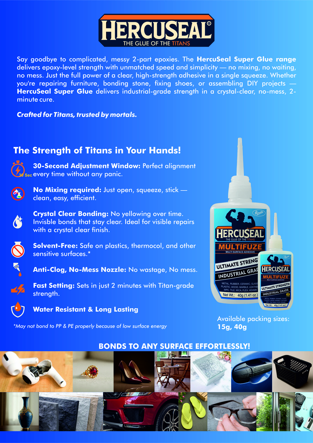 Hercules HercuSeal 40 gm Instant Adhesive_3