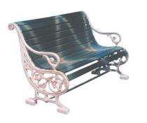 SE SB-4 3 Seater Waiting Bench Mild Steel 49 x 15 x 32 inch_0