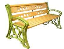 SE SB-16 3 Seater Waiting Bench Mild Steel 49 x 15 x 35 inch_0