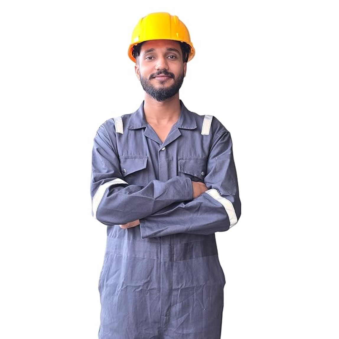 Habil Cotton Fabric Boiler Suits XL Full Sleeves H2CT11G_3