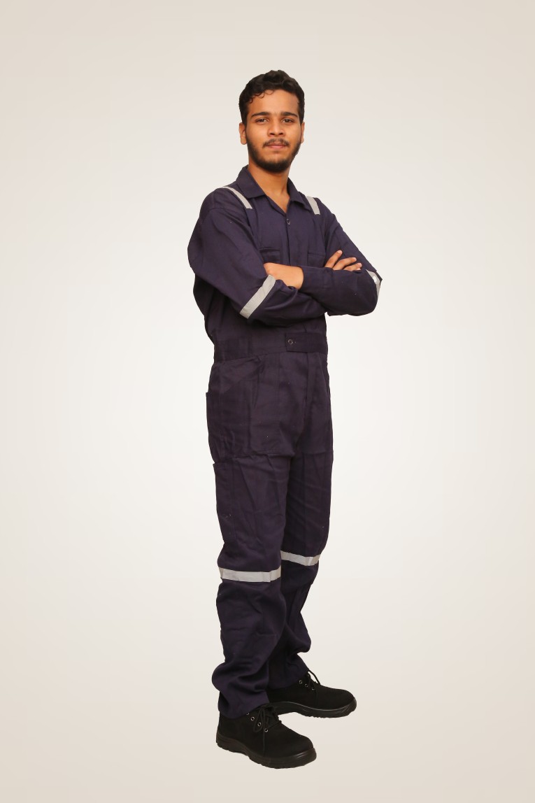 Habil Polyester Fabric Boiler Suits L Full Sleeves H1PV11_1