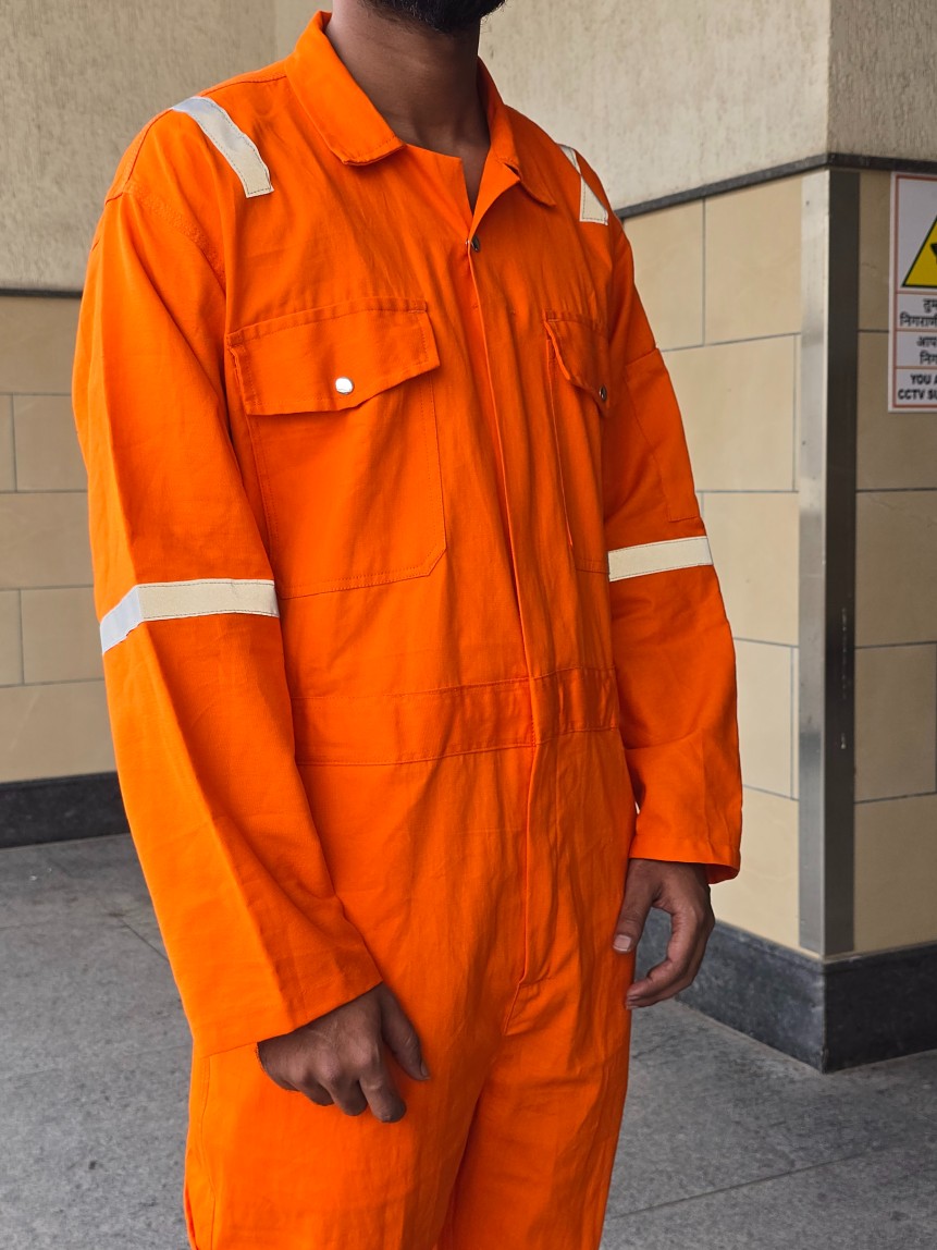 Habil Polyester Fabric Boiler Suits L Full Sleeves H1PV11O_4