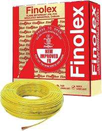 Finolex 2.5 sqmm FR PVC Electric Wire Yellow 90 m_0