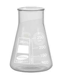 OMSONS 250 mL 24/29 Joint Borosilicate Glass Conical Flask_0