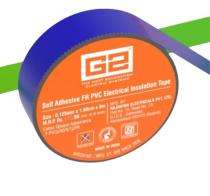 G2 8 m PVC Electrical Insulation Tape Blue 1.8 cm_0