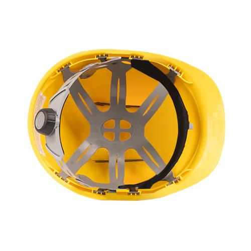 Mallcom HDPE Yellow Air Ventilated Safety Helmets Diamond XIII_2