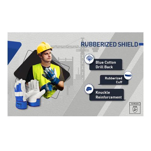 Mallcom Canadian Split Leather Safety Gloves C542 L_2