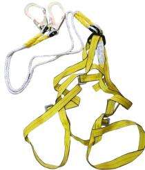 Polypropylene Full Body Double Hook Safety Harness M_0