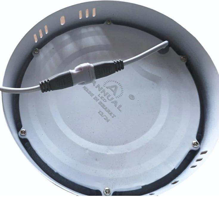 Annual 8 W Round Warm White 102 x 102 mm LED Panel Lights Surface Mounted_1