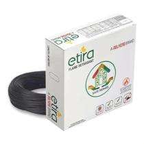 Polycab 6 sqmm FRLF Electric Wire Black 90 m_0
