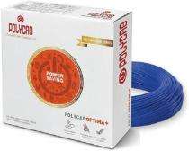 Polycab 2.5 sqmm FR Electric Wire Blue 90 m_0