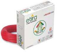 Polycab 0.5 sqmm FRLS Electric Wire Red 90 m_0